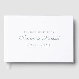 Elegant Modern Calligraphy Wedding Gastenboek