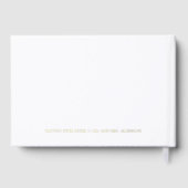 Elegant Modern Calligraphy Wedding Gastenboek (Achterkant)