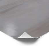 Elegant Modern Calligraphy Wood Weddenschap Welkom Perfect Poster (Hoek)