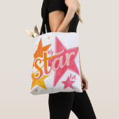 Elegant modern canvas create your own for her tote bag (Dichtbij)