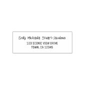 Elegant Modern Casual Contemporary Handwriting  Zelfinktende Stempel (Design)