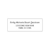 Elegant Modern Casual Contemporary Handwriting  Zelfinktende Stempel (Design)