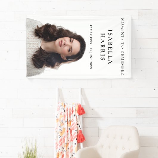 Elegant Modern Celebration of Life Design Spandoek (Insitu)