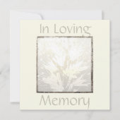 Elegant Modern Celebration of Life Invitation Kaart (Voorkant)