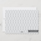 Elegant modern Chalkboard - kerstfotokaart Feestdagenkaart (Achterkant)