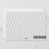 Elegant modern Chalkboard - kerstfotokaart Feestdagenkaart (Achterkant)