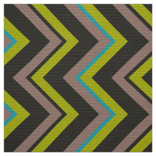 Elegant Modern Chevron Zigzag Patroon 2 Stof