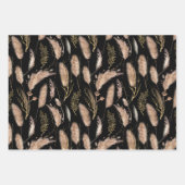 Elegant modern Chic Beige Pampas Grass Patroon Inpakpapier Vel (Voorkant)