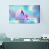 Elegant modern Chic Flowers High Holographic Spandoek (Beurs)