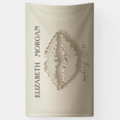 Elegant modern Chic Glamououreus, lichtgevend, lif Spandoek (Verticaal)