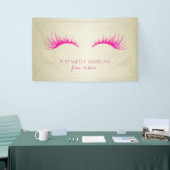 Elegant modern Chic Glamoureuze, Faux Lashes Spandoek (Beurs)