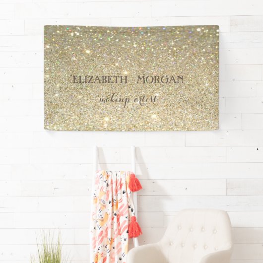 Elegant Modern Chic Glittery Bokeh Spandoek (Insitu)