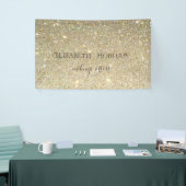 Elegant Modern Chic Glittery Bokeh Spandoek (Beurs)