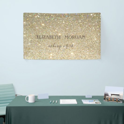 Elegant Modern Chic Glittery Bokeh Spandoek (Beurs)