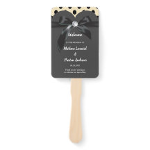 Elegant modern chic lint bruiloft programma