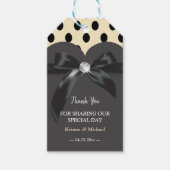 Elegant modern chic lint dank u cadeaulabel (Voorkant)