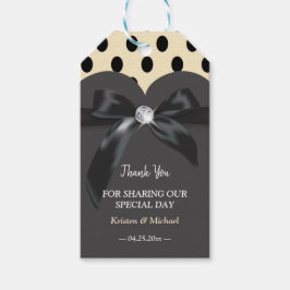 Elegant modern chic lint dank u cadeaulabel