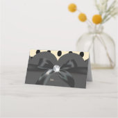Elegant modern chic lint Place Card Plaatskaartje (Voorkant)