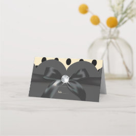 Elegant modern chic lint Place Card Plaatskaartje