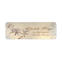Elegant modern Chic Magnolia Adres Etiket