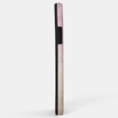 Elegant modern chic ombre roos gold glitter marmer Case-Mate iPhone case (Achterkant/rechts)