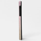 Elegant modern chic ombre roos gold glitter marmer Case-Mate iPhone case (Achterkant/links)