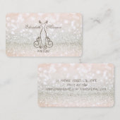 Elegant modern Chic Profional Glittery, Dress Visitekaartje (Voorkant / Achterkant)