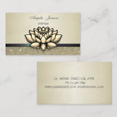 Elegant modern Chic Profional Glittery Visitekaartje (Voorkant / Achterkant)