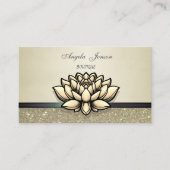 Elegant modern Chic Profional Glittery Visitekaartje (Voorkant)