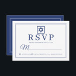 Elegant modern Chic Simple Classic Bar Mitzvah RSVP Kaartje<br><div class="desc">Bestaat uit eenvoudige rechte lijsten met een klassiek cursief script en serif typografie in Cassis en white. Deze elementen zijn eenvoudig,  tijdloos en klassiek. 

Dit wordt ontworpen door de Uitgezochte Leveringen van de Partij,  exclusief voor Zazzle.

Hier beschikbaar:
http://www.zazzle.com/store/selectpartysupplies</div>