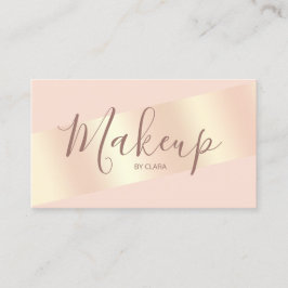 Elegant modern chick blush roze roze roze goud ges visitekaartje