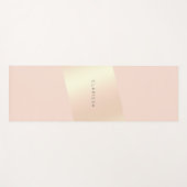 Elegant modern chick blush roze roze roze goud ges yogamat (Voorkant (horizontaal))