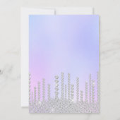 Elegant modern chick diamant druppelt zestien zoet kaart (Achterkant)