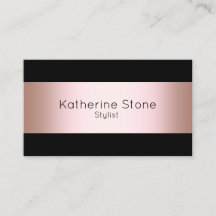 Elegant modern chick roos gold & black strip