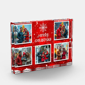 Elegant Modern Christmas Family Photo Design Fotoblokken