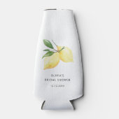 Elegant Modern Citroen Vrijgezellenfeest Custom Flesjeskoeler (Voorkant)