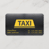 Elegant Modern Classy Uber taxi zwart Visitekaartje (Voorkant)