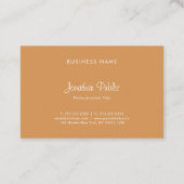 Elegant Modern Company Firma Artistic Simple Trend Visitekaartje (Achterkant)