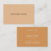 Elegant Modern Company Firma Artistic Simple Trend Visitekaartje (Voorkant / Achterkant)