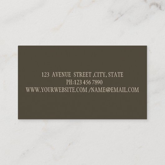 Elegant modern Confetti Gold Glitter Unicorn Visitekaartje (Achterkant)