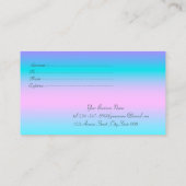 Elegant Modern Confetti Holographic Ombre Kortingskaartje (Achterkant)