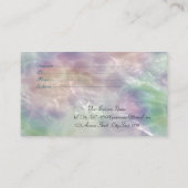 Elegant modern Confetti Shiny Holographic Pearl Kortingskaartje (Achterkant)