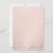 Elegant Modern Confetti Sweet 16 Kaart (Achterkant)