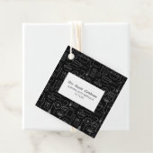 Elegant Modern Cooking Party Chef Birthday Party Bedankjes Labels (In situ)