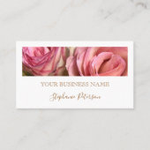 Elegant Modern Copper Custom Photo Professional  Visitekaartje (Voorkant)