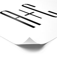 Elegant Modern Couples Initialen | Wit & Zwart