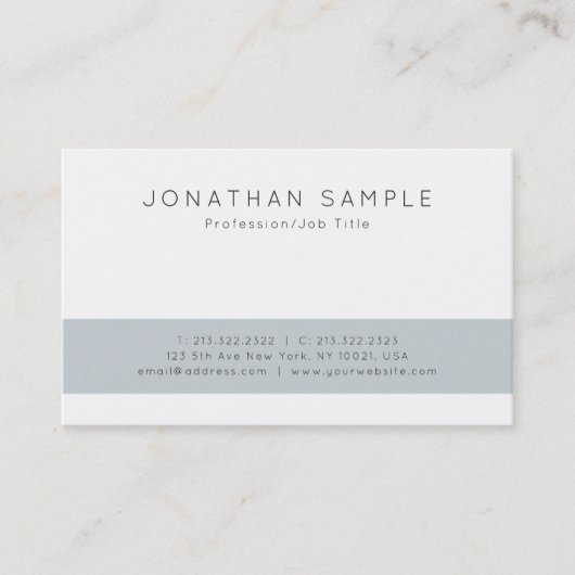 Elegant modern Creative Professional Eenvoudig des Visitekaartje (Voorkant)