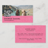 Elegant Modern Custom Logo Minimalist Eenvoudig Afsprakenkaartje (Voorkant / Achterkant)