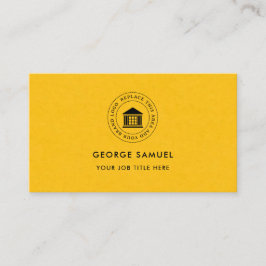 Elegant Modern Custom Logo Minimalist Eenvoudig Visitekaartje