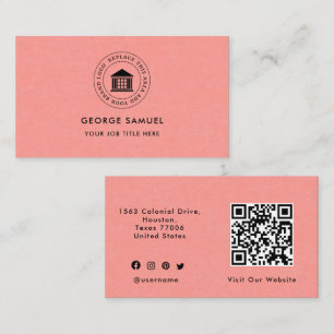 Elegant Modern Custom Logo Minimalist Eenvoudig Visitekaartje
